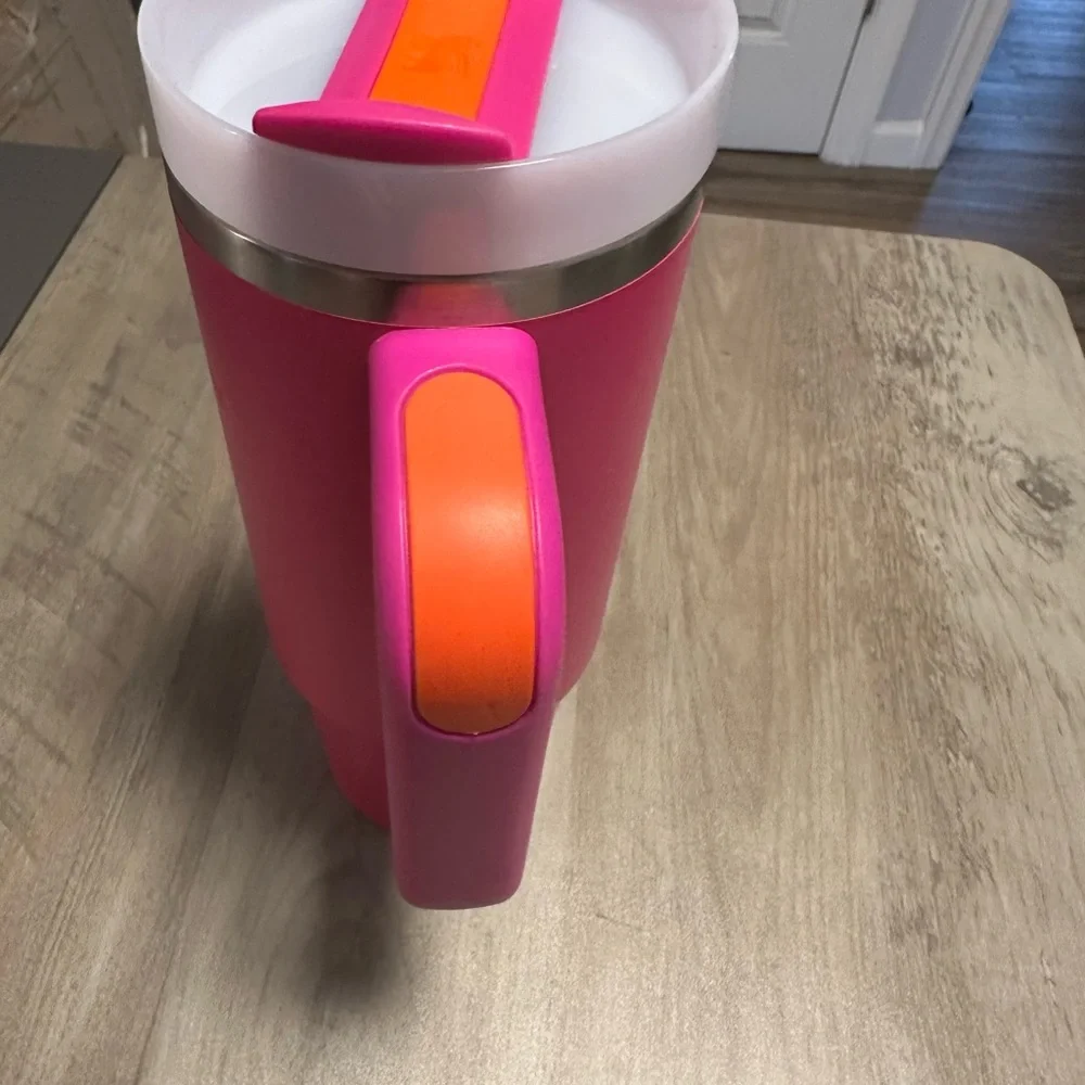 30 oz Stanley Pink Orange - Picture 3 of 7